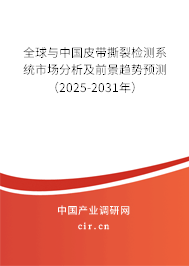 全球與中國皮帶撕裂檢測系統(tǒng)市場分析及前景趨勢預(yù)測（2025-2031年）