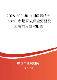 2025-2031年中國偏轉(zhuǎn)線圈（DY）市場(chǎng)深度調(diào)查分析及發(fā)展前景研究報(bào)告