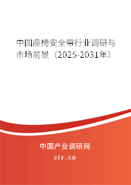 中國座椅安全帶行業(yè)調(diào)研與市場前景（2025-2031年）
