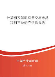 計(jì)算機(jī)及輔助設(shè)備交易市場(chǎng)項(xiàng)目定位研究咨詢報(bào)告