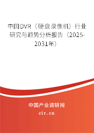 中國DVR（硬盤錄像機）行業(yè)研究與趨勢分析報告（2025-2031年）