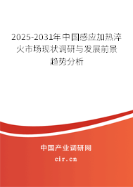 2025-2031年中國感應(yīng)加熱淬火市場(chǎng)現(xiàn)狀調(diào)研與發(fā)展前景趨勢(shì)分析
