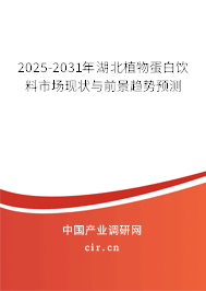 2025-2031年湖北植物蛋白飲料市場(chǎng)現(xiàn)狀與前景趨勢(shì)預(yù)測(cè)