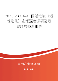 2025-2031年中國活性炭（活性炭黑）市場深度調(diào)研及發(fā)展趨勢(shì)預(yù)測(cè)報(bào)告