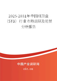 2025-2031年中國(guó)機(jī)頂盒（STB）行業(yè)市場(chǎng)調(diào)研及前景分析報(bào)告
