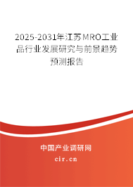 2025-2031年江蘇MRO工業(yè)品行業(yè)發(fā)展研究與前景趨勢(shì)預(yù)測報(bào)告