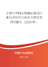 全球與中國全地面起重機(jī)行業(yè)現(xiàn)狀研究分析及市場前景預(yù)測報告（2025年）