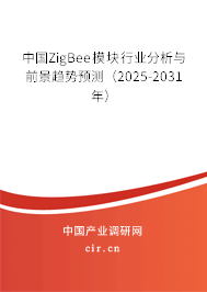 中國ZigBee模塊行業(yè)分析與前景趨勢預測（2025-2031年）