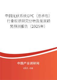 中國光伏系統(tǒng)EPC（總承包）行業(yè)現(xiàn)狀研究分析及發(fā)展趨勢預(yù)測報告（2025年）