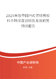 2025年版中國PVC仿硅橡膠料市場深度調(diào)研及發(fā)展趨勢預(yù)測報(bào)告