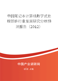中國筆記本計(jì)算機(jī)數(shù)字式處理部件行業(yè)發(fā)展研究分析預(yù)測(cè)報(bào)告（2012）