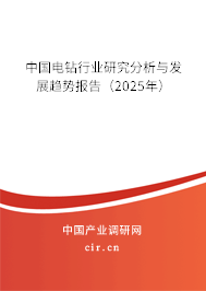 中國電鉆行業(yè)研究分析與發(fā)展趨勢報(bào)告（2025年）