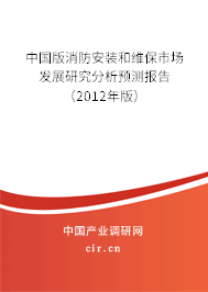 中國版消防安裝和維保市場發(fā)展研究分析預(yù)測報告（2012年版）