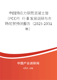 中國預(yù)應(yīng)力鋼筒混凝土管（PCCP）行業(yè)發(fā)展調(diào)研與市場前景預(yù)測報告（2025-2031年）