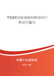 中國磁療保健器材項(xiàng)目可行性研究報(bào)告
