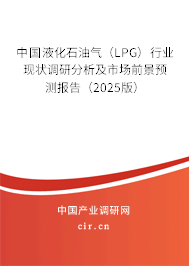 中國(guó)液化石油氣（LPG）行業(yè)現(xiàn)狀調(diào)研分析及市場(chǎng)前景預(yù)測(cè)報(bào)告（2025版）