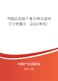 中國(guó)高氯酸產(chǎn)業(yè)市場(chǎng)深度研究分析報(bào)告（2023年版）