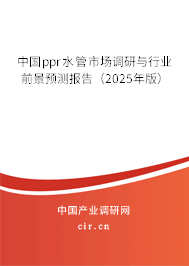 中國(guó)ppr水管市場(chǎng)調(diào)研與行業(yè)前景預(yù)測(cè)報(bào)告（2025年版）