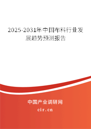 2025-2031年中國(guó)布料行業(yè)發(fā)展趨勢(shì)預(yù)測(cè)報(bào)告