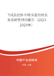 飛機(jī)及配件市場(chǎng)深度剖析及發(fā)展趨勢(shì)預(yù)測(cè)報(bào)告（2023-2029年）