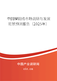 中國(guó)裸銅線市場(chǎng)調(diào)研與發(fā)展前景預(yù)測(cè)報(bào)告（2025年）