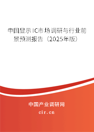 中國(guó)顯示IC市場(chǎng)調(diào)研與行業(yè)前景預(yù)測(cè)報(bào)告（2025年版）