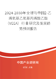 2024-2030年全球與中國2-乙烯氧基乙氧基丙烯酸乙酯（VEEA）行業(yè)研究及發(fā)展趨勢(shì)預(yù)測報(bào)告