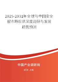 2025-2031年全球與中國安全服市場現(xiàn)狀深度調研與發(fā)展趨勢預測