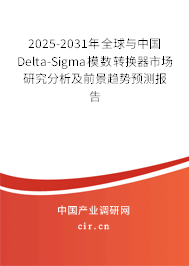 2025-2031年全球與中國Delta-Sigma模數轉換器市場研究分析及前景趨勢預測報告