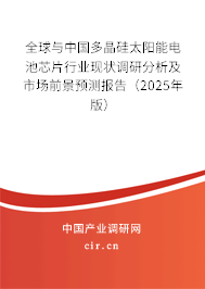 全球與中國多晶硅太陽能電池芯片行業(yè)現(xiàn)狀調(diào)研分析及市場前景預測報告（2025年版）