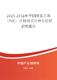 2025-2031年中國(guó)聚氯乙烯（PVC）市場(chǎng)研究分析與前景趨勢(shì)報(bào)告