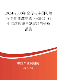 2024-2030年全球與中國可編程專用集成電路（ASIC）行業(yè)深度調(diào)研與發(fā)展趨勢分析報告
