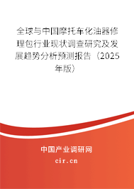 全球與中國摩托車化油器修理包行業(yè)現狀調查研究及發(fā)展趨勢分析預測報告（2025年版）