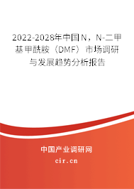 2022-2028年中國N，N-二甲基甲酰胺（DMF）市場調(diào)研與發(fā)展趨勢分析報告