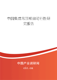 中國集成吊頂項目可行性研究報告