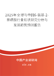 2025年全球與中國6-氨基-2-萘磺酸行業(yè)現(xiàn)狀研究分析與發(fā)展趨勢預(yù)測報告