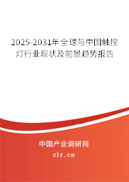 2025-2031年全球與中國觸控燈行業(yè)現(xiàn)狀及前景趨勢報告