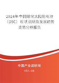2024年中國(guó)敏化太陽(yáng)能電池（DSC）現(xiàn)狀調(diào)研及發(fā)展趨勢(shì)走勢(shì)分析報(bào)告