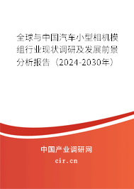 全球與中國汽車小型相機模組行業(yè)現狀調研及發(fā)展前景分析報告（2024-2030年）