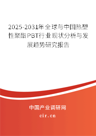 2025-2031年全球與中國熱塑性聚酯PBT行業(yè)現(xiàn)狀分析與發(fā)展趨勢研究報告