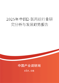 2025年中國2-氯丙烷行業(yè)研究分析與發(fā)展趨勢報(bào)告