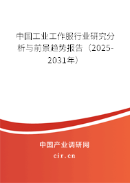 中國(guó)工業(yè)工作服行業(yè)研究分析與前景趨勢(shì)報(bào)告（2025-2031年）