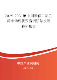 2025-2031年中國(guó)聚偏二氯乙烯市場(chǎng)現(xiàn)狀深度調(diào)研與發(fā)展趨勢(shì)報(bào)告