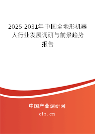 2025-2031年中國全地形機器人行業(yè)發(fā)展調(diào)研與前景趨勢報告
