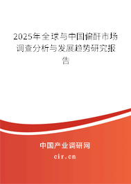 2025年全球與中國偏酐市場調(diào)查分析與發(fā)展趨勢研究報告