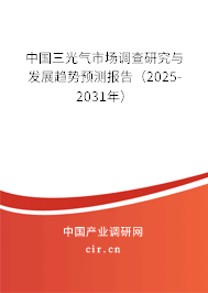 中國(guó)三光氣市場(chǎng)調(diào)查研究與發(fā)展趨勢(shì)預(yù)測(cè)報(bào)告（2025-2031年）