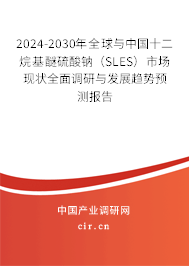 2024-2030年全球與中國十二烷基醚硫酸鈉（SLES）市場現(xiàn)狀全面調研與發(fā)展趨勢預測報告