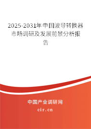2024-2030年中國波導轉換器市場調研及發(fā)展前景分析報告