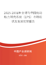 2025-2031年全球與中國電動助力轉(zhuǎn)向系統(tǒng)（EPS）市場現(xiàn)狀及發(fā)展前景報告