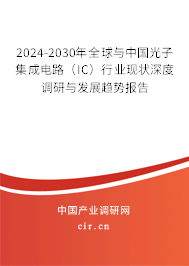 2024-2030年全球與中國(guó)光子集成電路（IC）行業(yè)現(xiàn)狀深度調(diào)研與發(fā)展趨勢(shì)報(bào)告